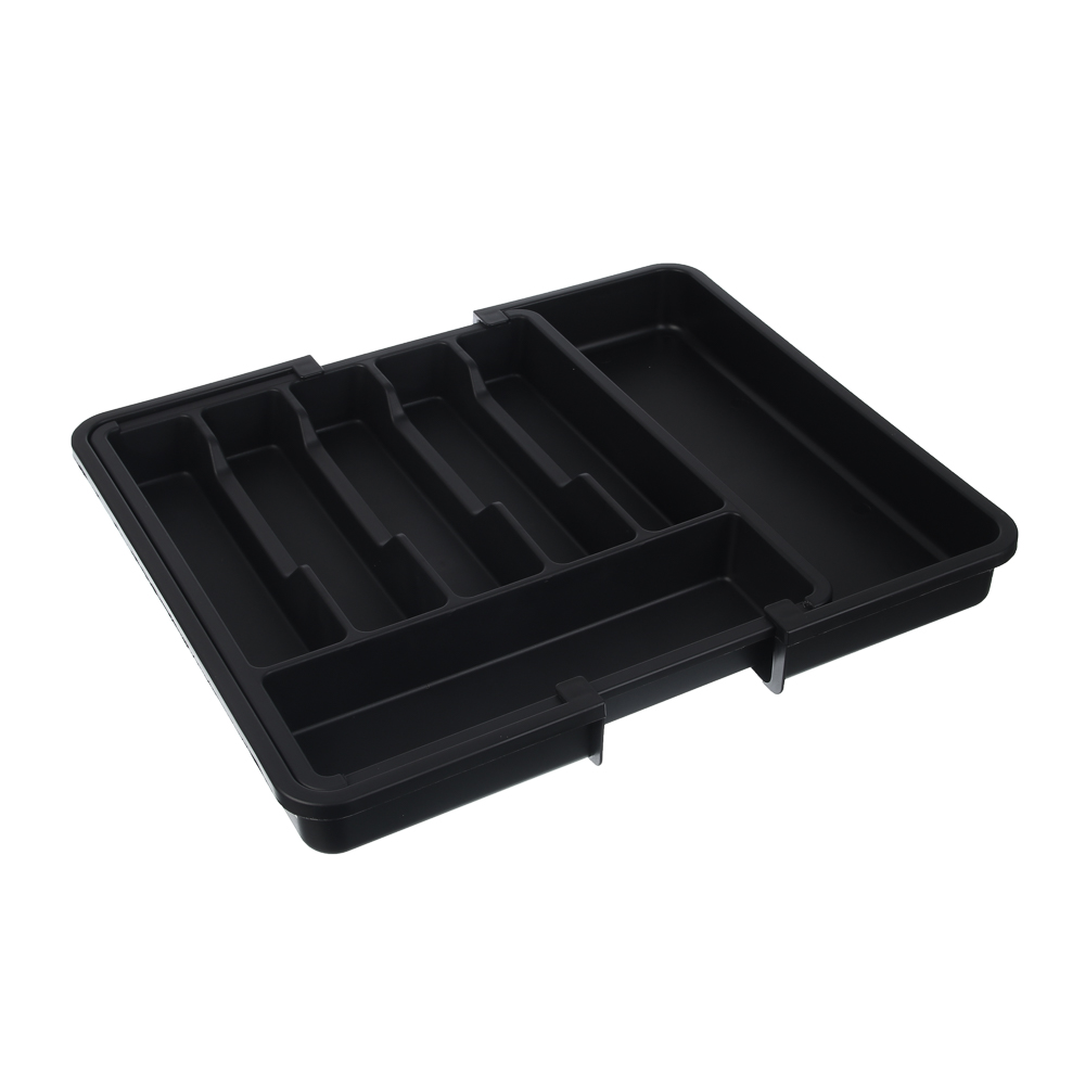 Лоток для столовых приборов тм VETTA, раздвигающийся, 37х33 см, пластик - #2