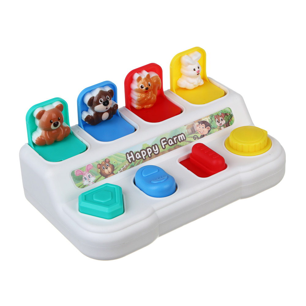 Развивающая игрушка сортер "Играем в прятки", ABS, 12,1х6х19,1см - #3