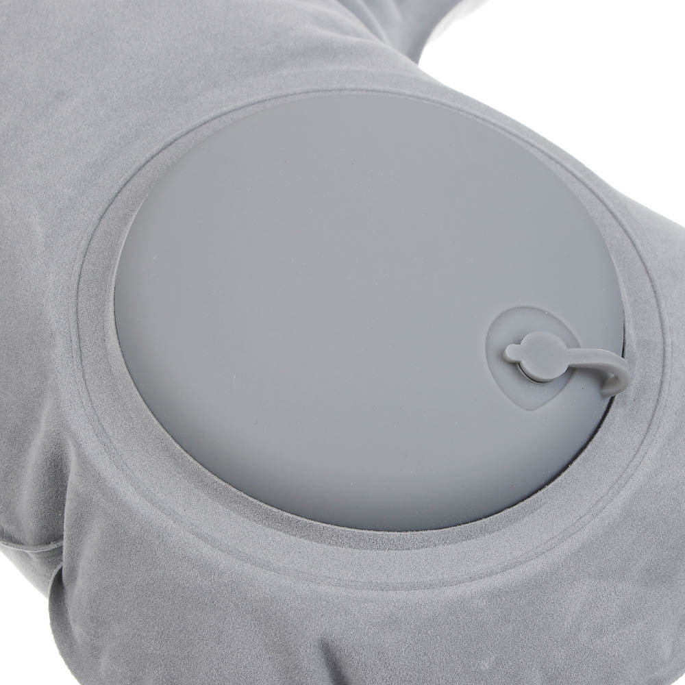 Подушка дорожная надувная, с насосом, тм BY SPORT, 37х24см, ПВХ, 2 цвета - #3