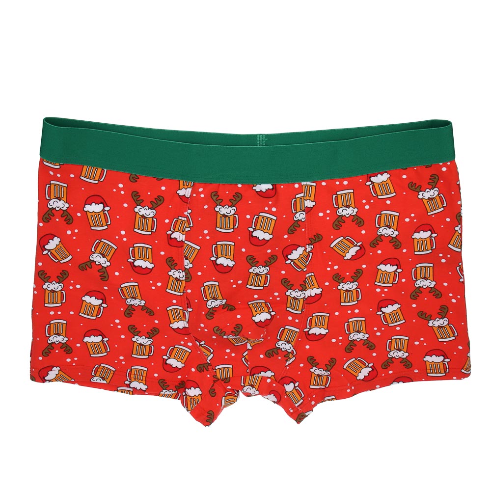 GALANTE Трусы-боксеры мужские с принтом р.52, 95%хлопок, 5%спандекс, разноцветные, НГ2026-1 - #1