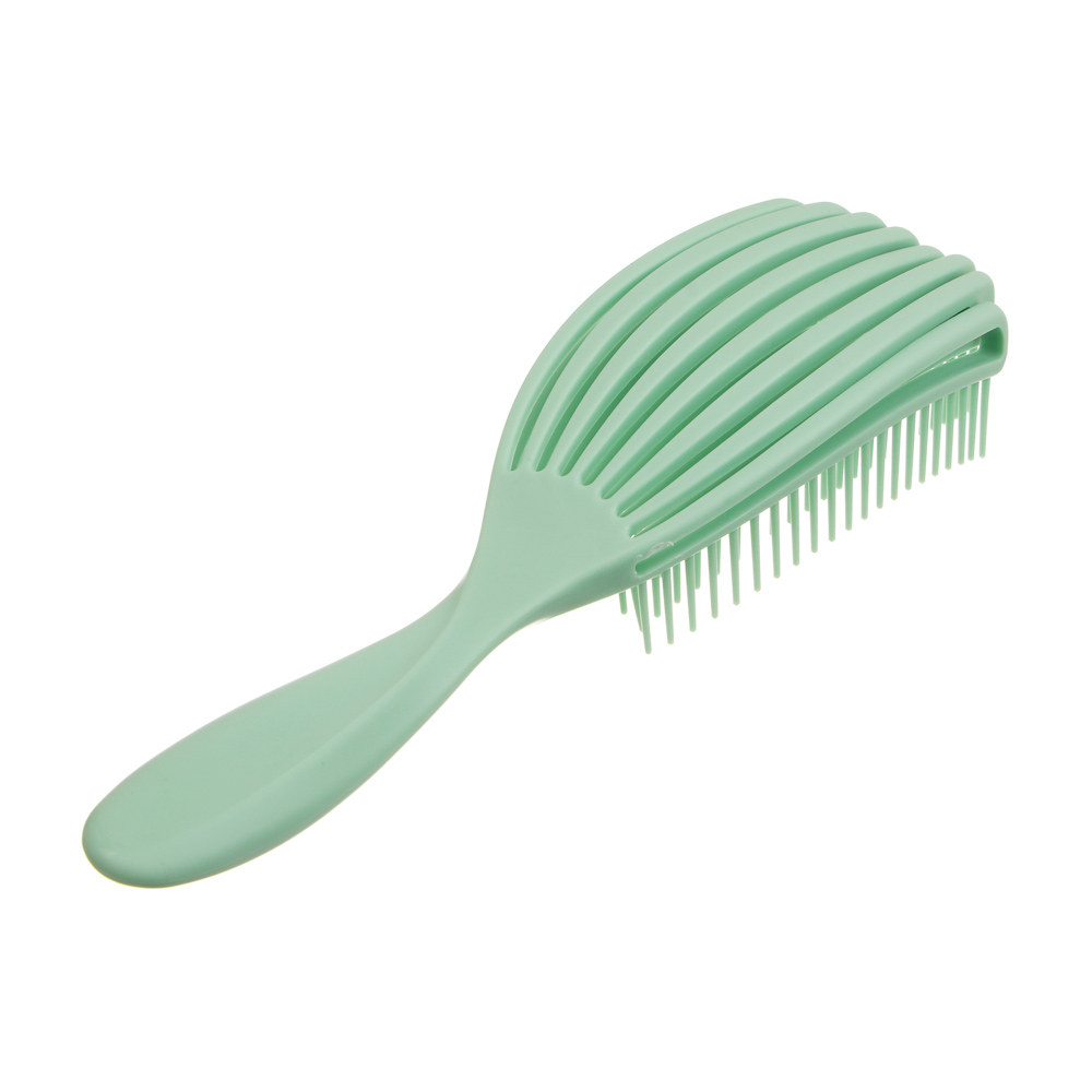 Расческа массажная веерная тм ЮНИLOOK, 23 см, пластик, 4 цвета - #8