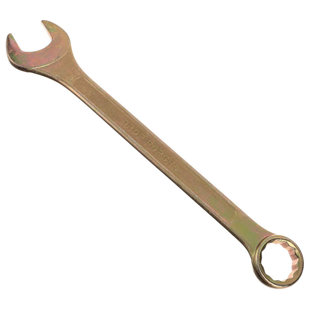 ЕРМАК Ключ рожково-накидной, 24мм, желтый цинк - #2