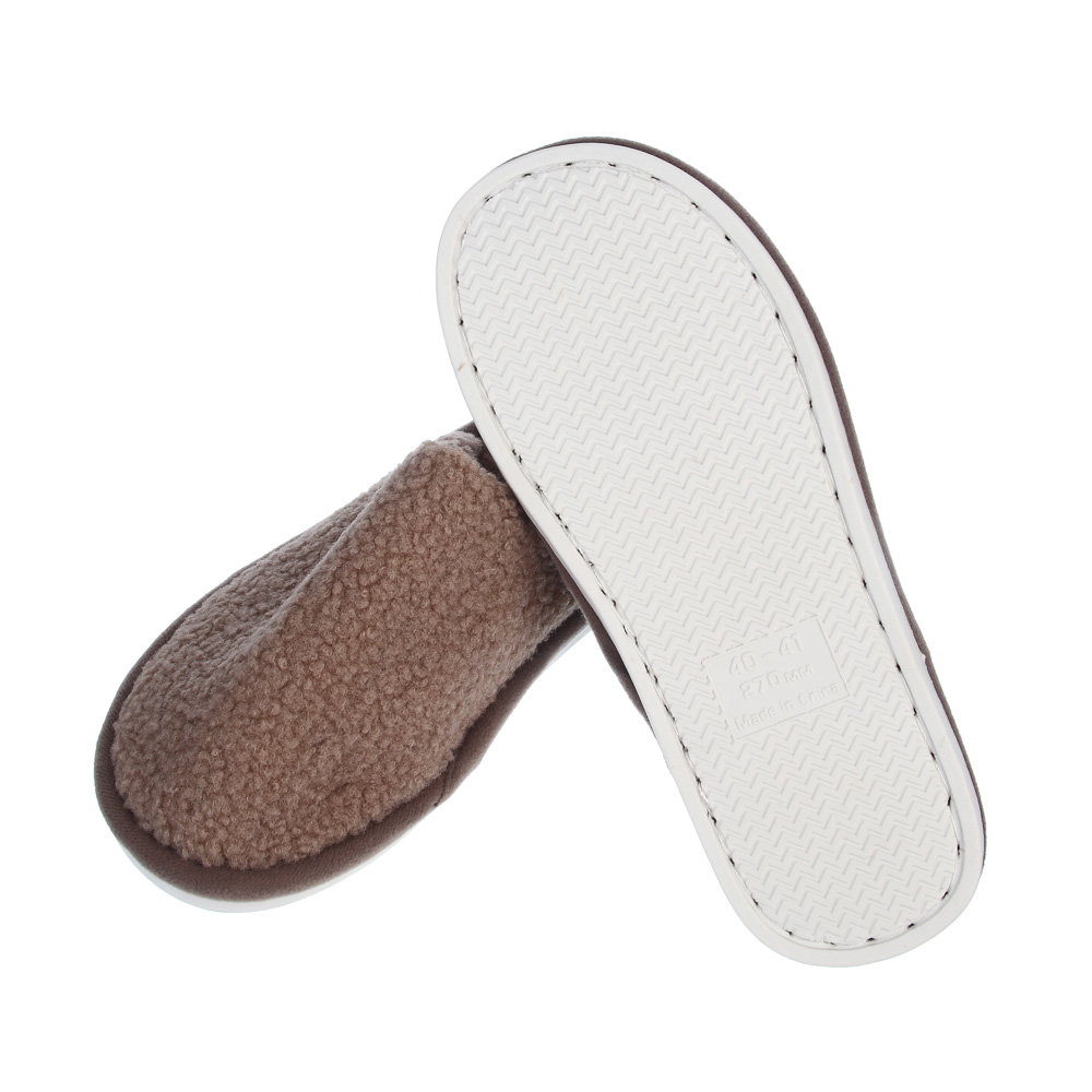 Обувь домашняя, размер 40-41, цвет бежевый, #1 - #6