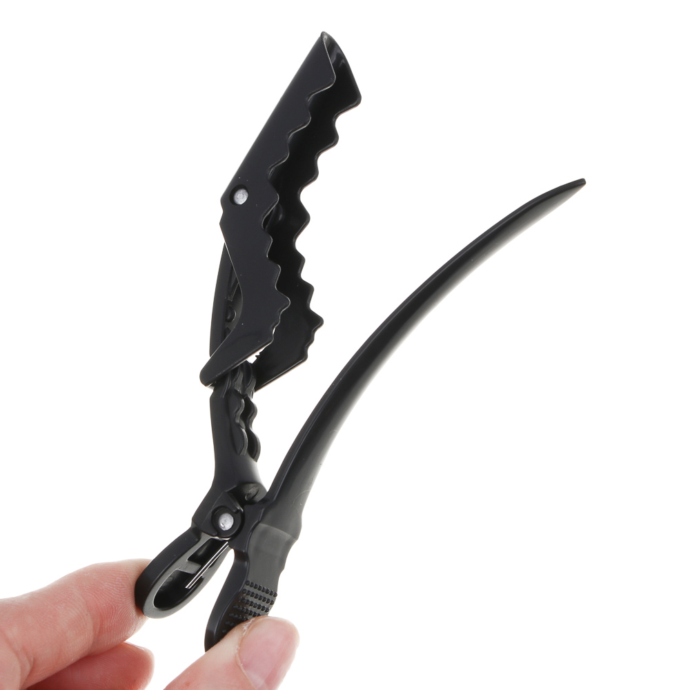 ЮНИLOOK Зажимы парикмахерские 4шт, 11см, пластик, 3 цвета - #6