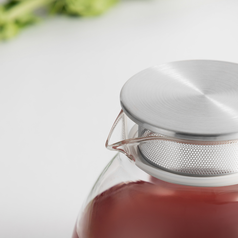 BY COLLECTION Volga Чайник заварочный 1000мл, жаропрочное стекло - #8