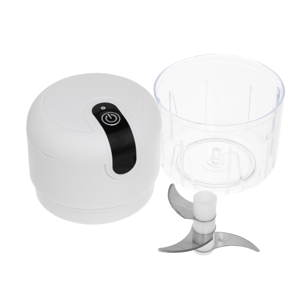 LEBEN Мини-измельчитель беспроводной, 20Вт, 250мл, 600мАч, пластик, нержавеющая сталь - #3