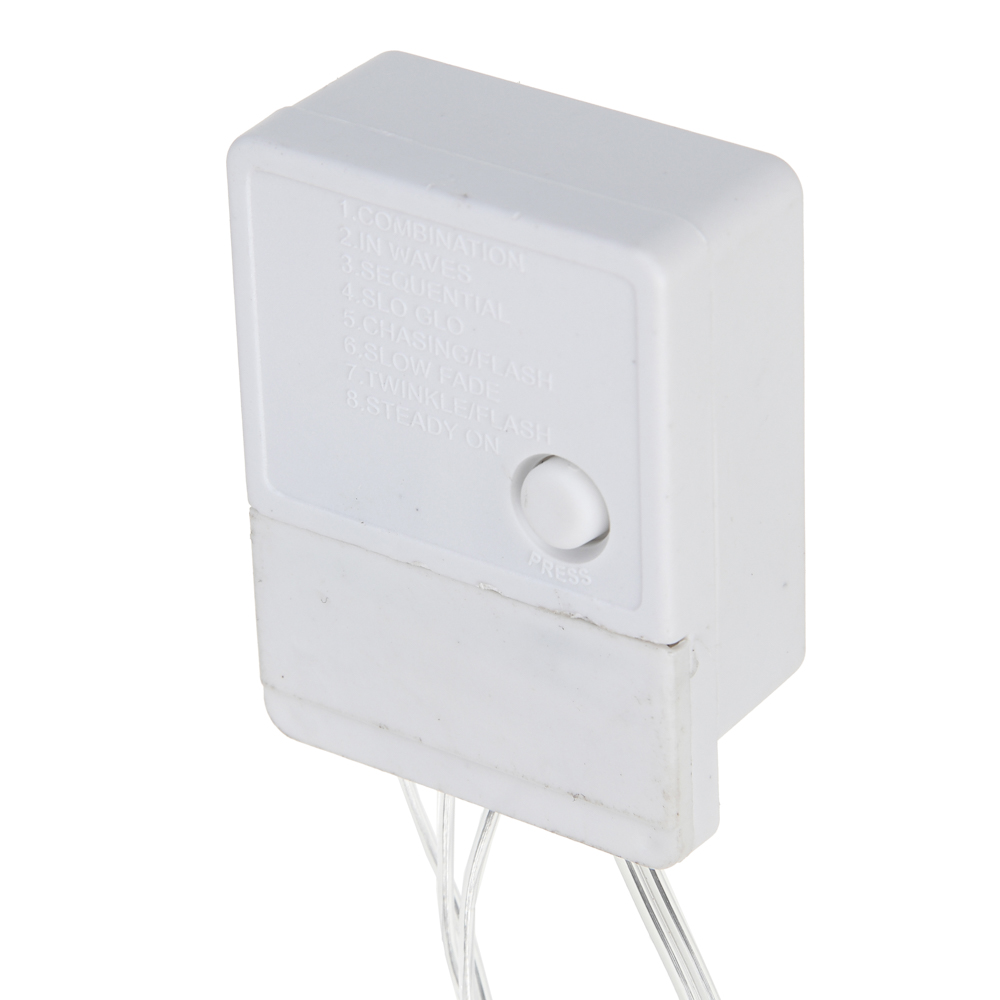 СНОУ БУМ Гирлянда эл. вьюн 10м, 100LED, сиреневый, 8 режимов, ПВХ прозрачный, 220В - #4