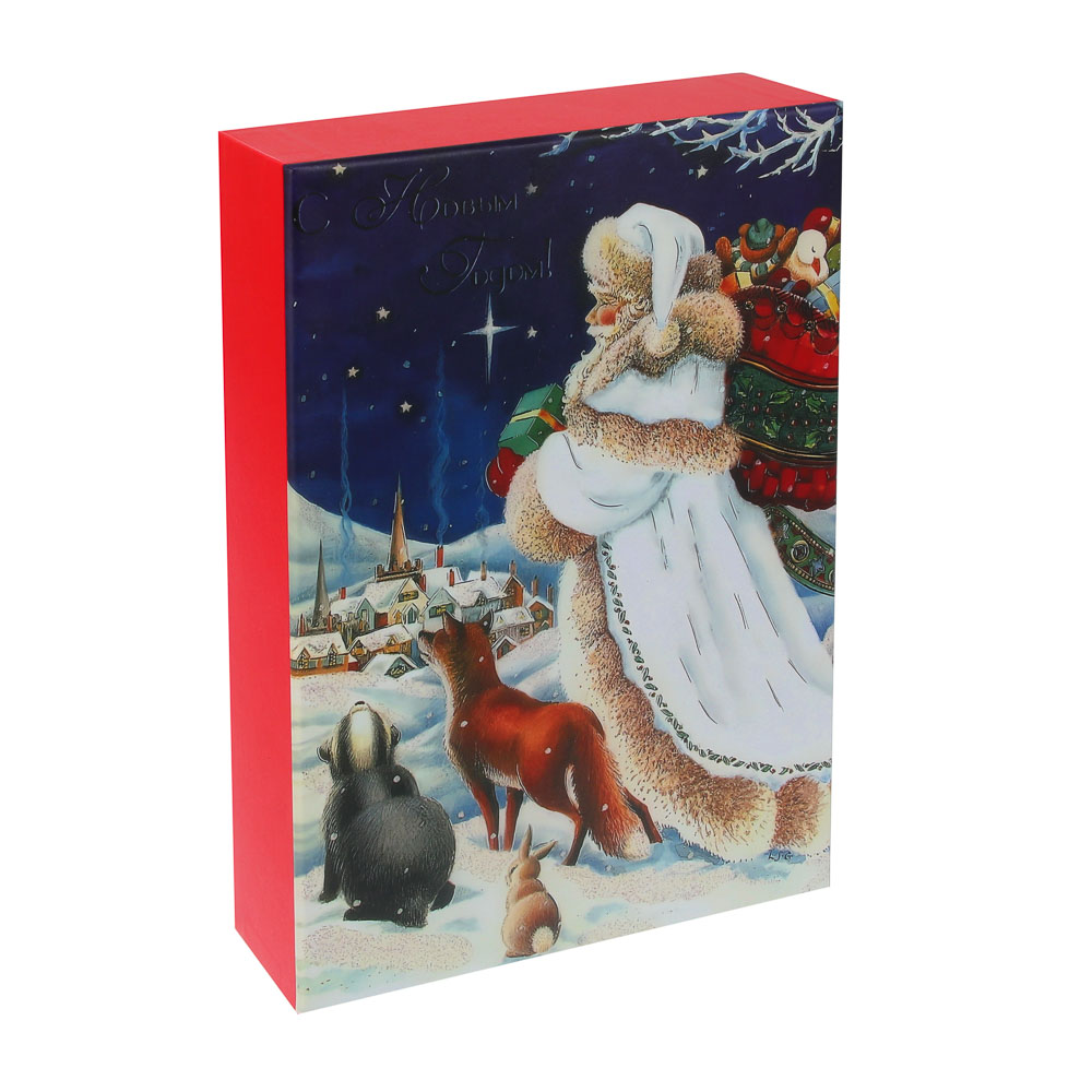 Набор подарочных коробок тм СНОУ БУМ, 3 размера 21x29x9см, 20x27x8см, 18x26x6см, картон - #2