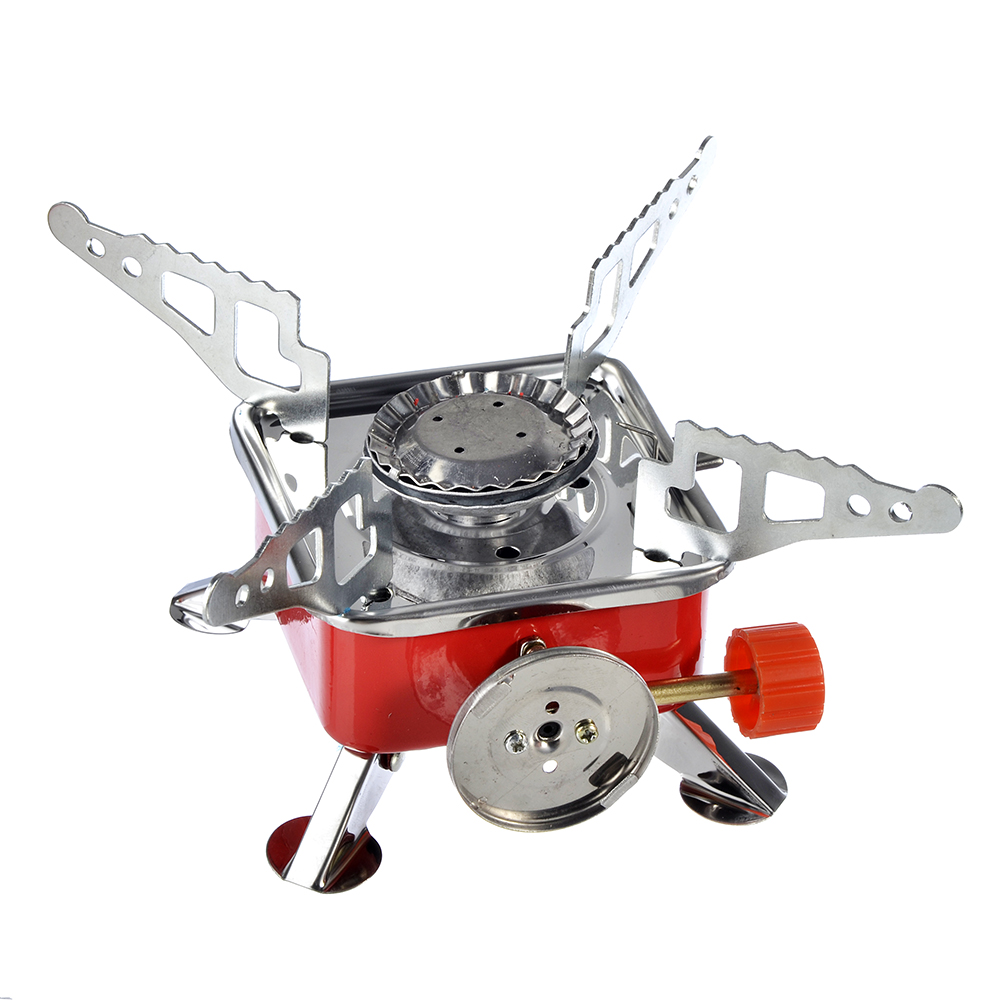 ЕРМАК Газовая плита портативная, пьезо, под цанговый баллон, 1,8 кВт, 12х12х10см - #1