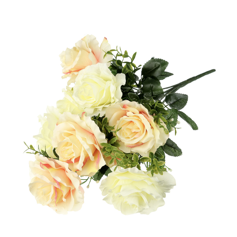 Цветок искусственный Ladecor "Букет роз", 43 см - #4
