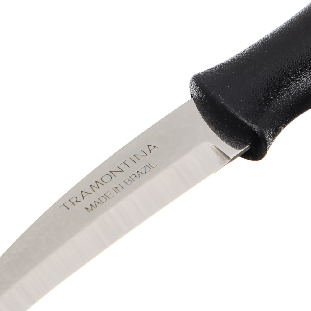 Нож для овощей 8 см Tramontina Athus, черная ручка, 23079/003 - #3