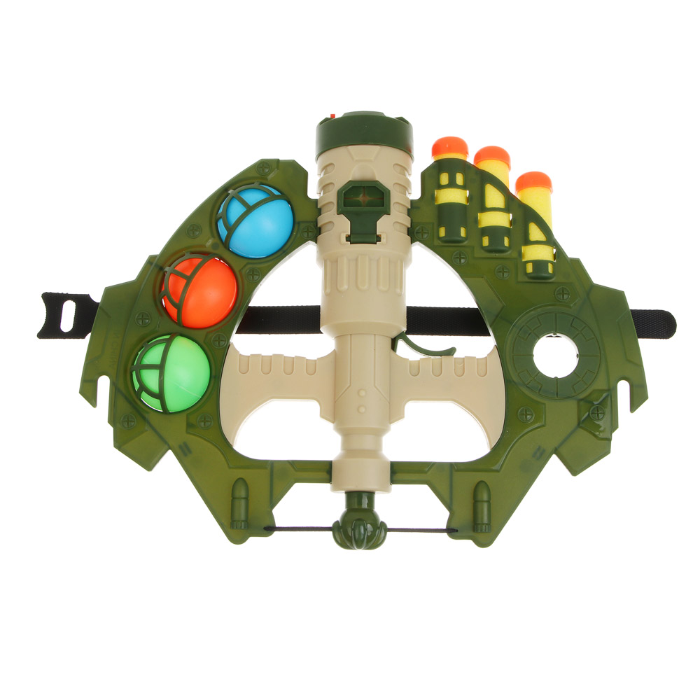 ИГРОЛЕНД Набор игровой "Арбалет с пулями и шариками", свет, 3хAG3, АBS, РР, EVA, 2 диз., 21х3х28см - #8