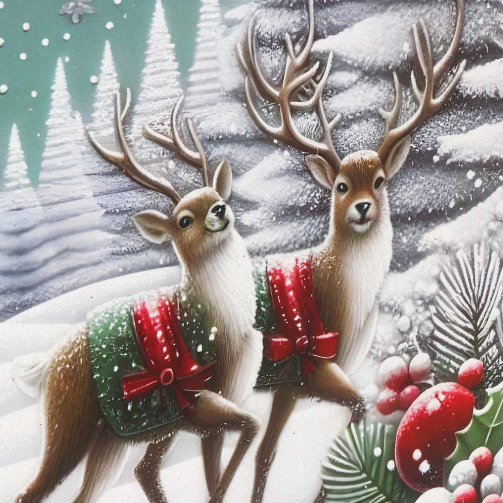 Пакет тм СНОУ БУМ подарочный, 26x32x10см, глиттер, бумага, арт.26, 4 дизайна - #3