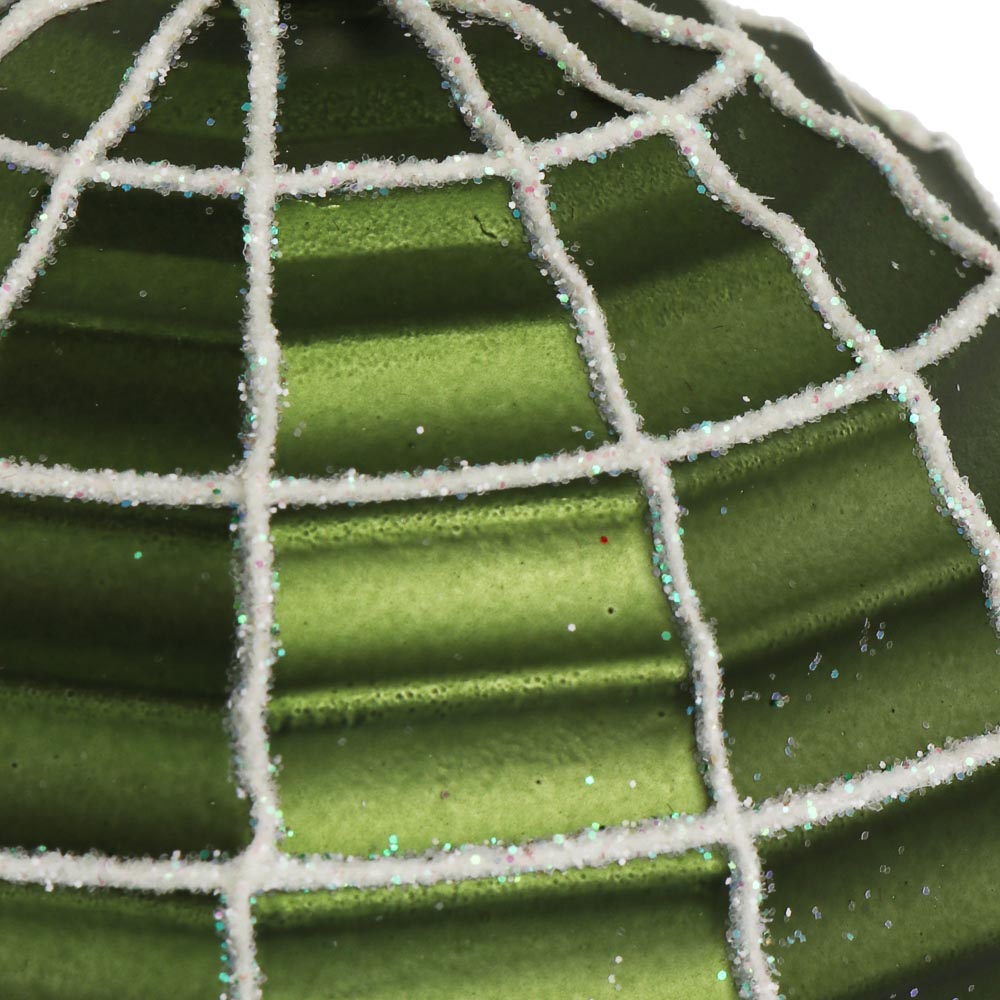 СНОУ БУМ Набор шаров 8 см, 4 шт, белый, зеленый 26-160 - #4