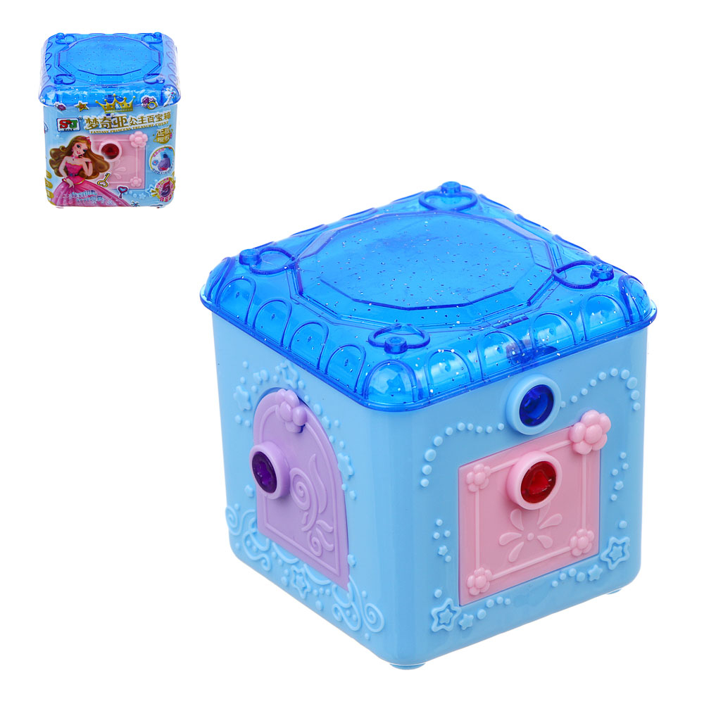 ИГРОЛЕНД Игрушка "Сюрприз в сундучке", 5,5х5,5х5,5см, PP, микс - #1