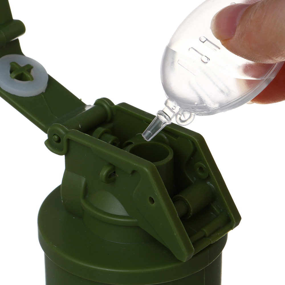 ИГРОЛЕНД Граната с дымом, свет, звук, 3хАА, ABS, 14х21,5х6 см, 2 дизайна - #13