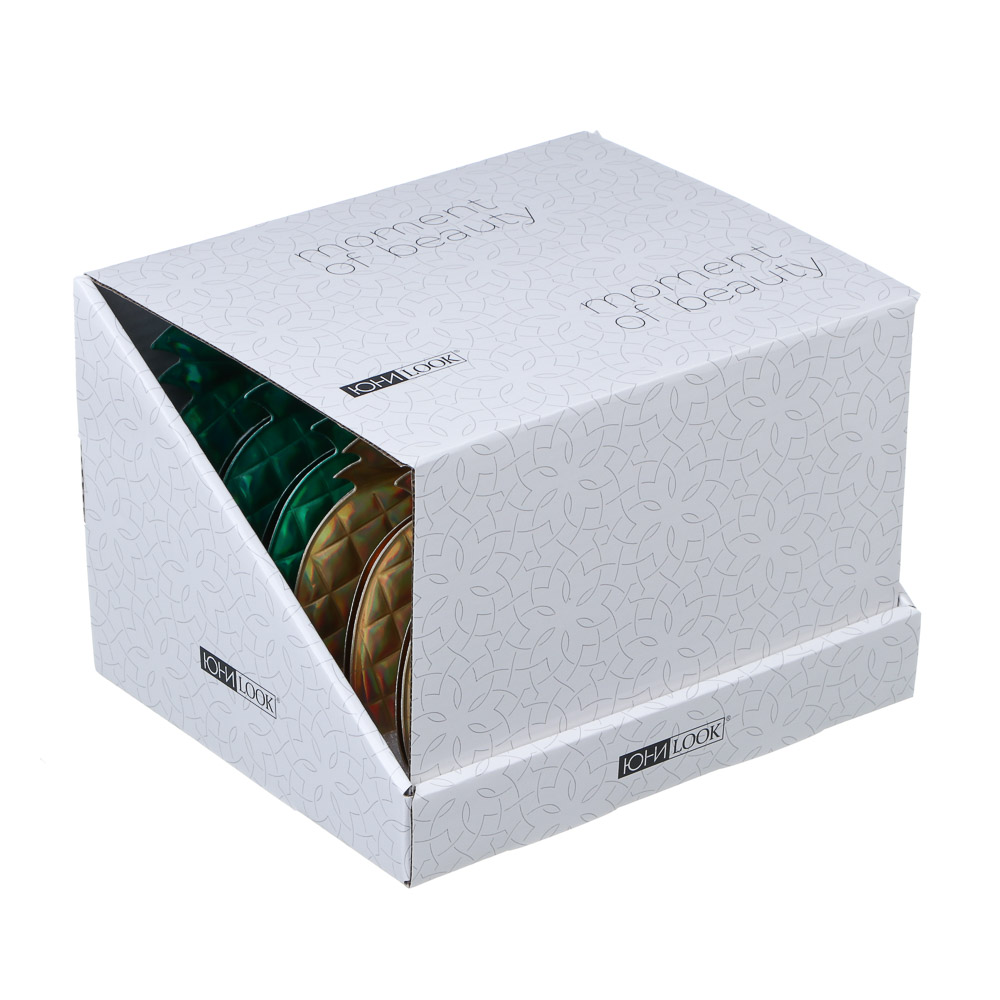 ЮНИLOOK Зеркало карманное, ПВХ, стекло, 6,4х5,8см, 4 цвета - #7