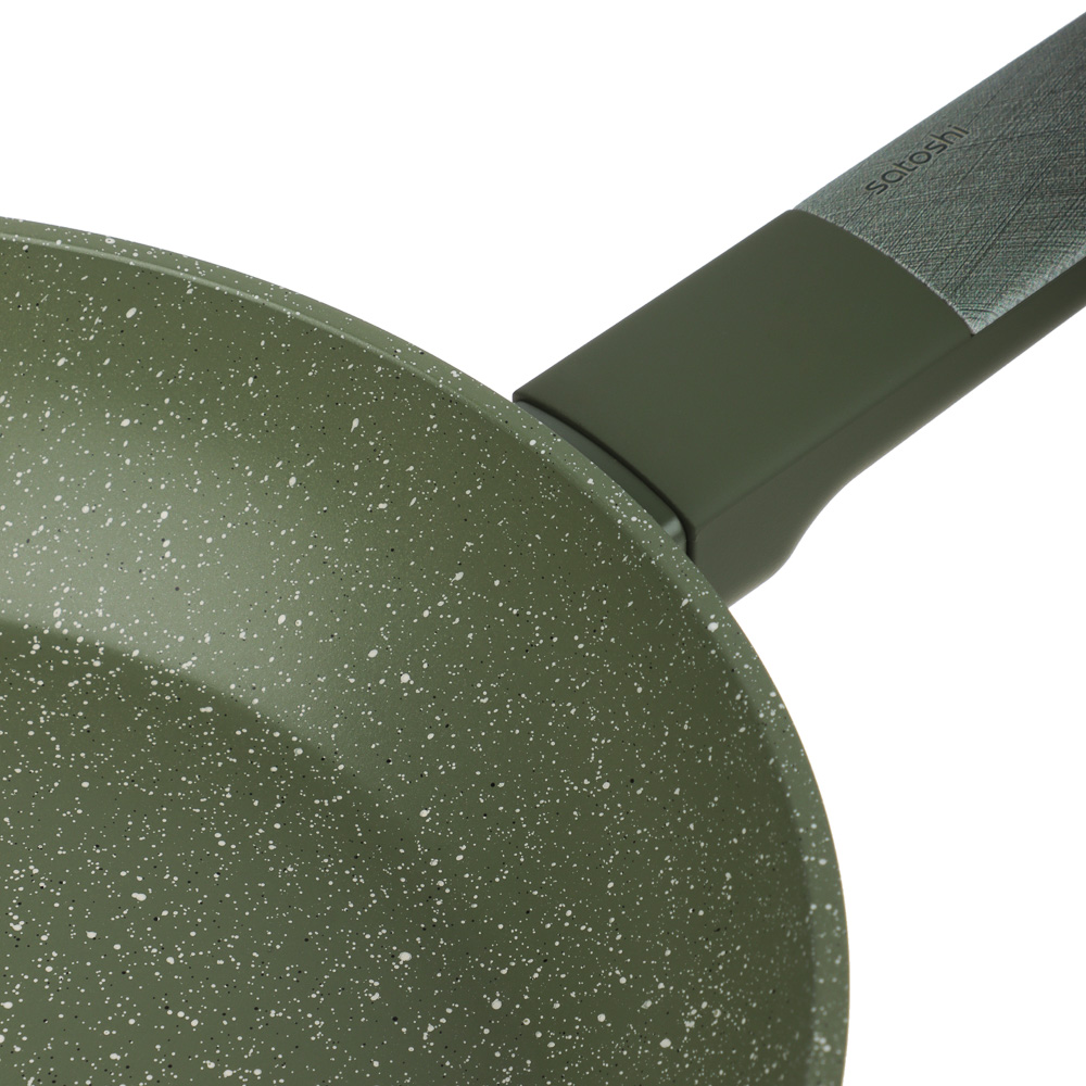 SATOSHI Кантри Сковорода литая d24см, антипригарное покрытие мрамор, индукция, 3 цвета - #8