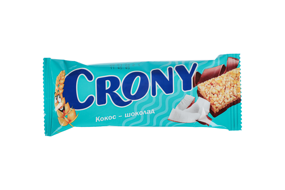 CRONY Батончик-мюсли Кокос и шоколад, 50 г - #2