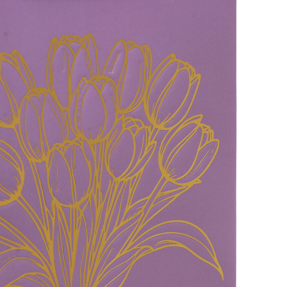 Пакет подарочный бумажный тм LADECOR M 18x23x10 см, "Цветы" арт 1, 4 дизайна - #4