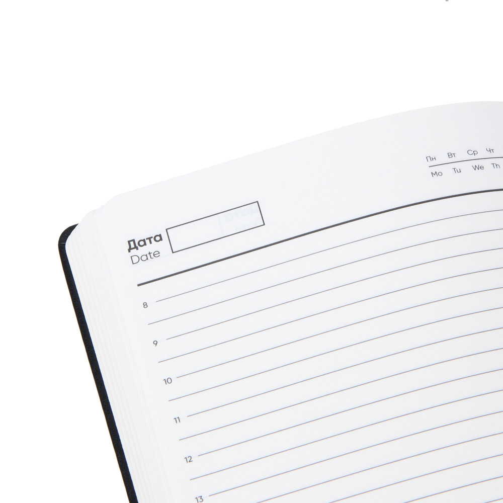 Ежедневник недатир. "РЕКОРД" А5, 320 стр., тв.обл.с поролоном, иск.кожа, магнит.застежка, 2 цвета - #4