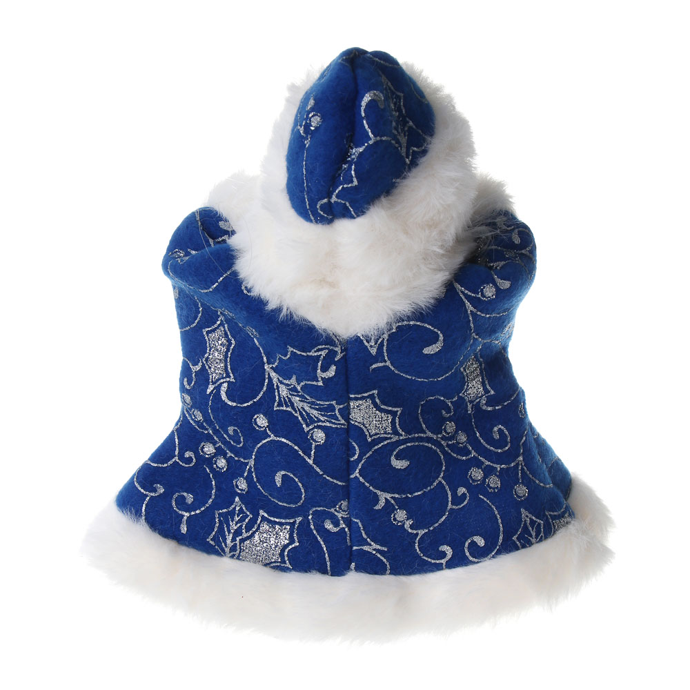 Дед Мороз музыкальный тм СНОУ БУМ, 18 см, пластик, полиэстер, 2хАА, 2 дизайна - #4