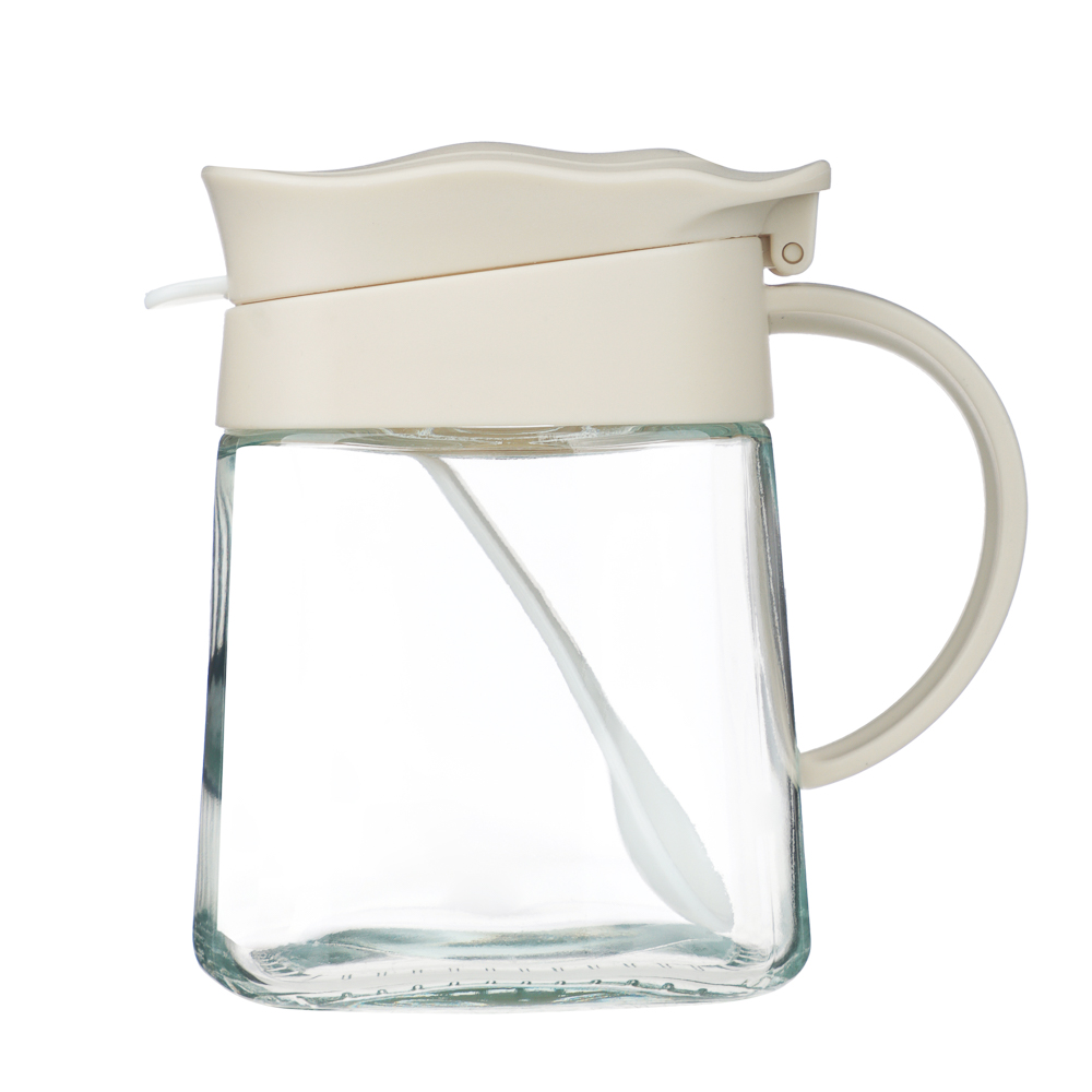 VETTA Банка для специй, 350 мл, стекло, пластик, белый - #2