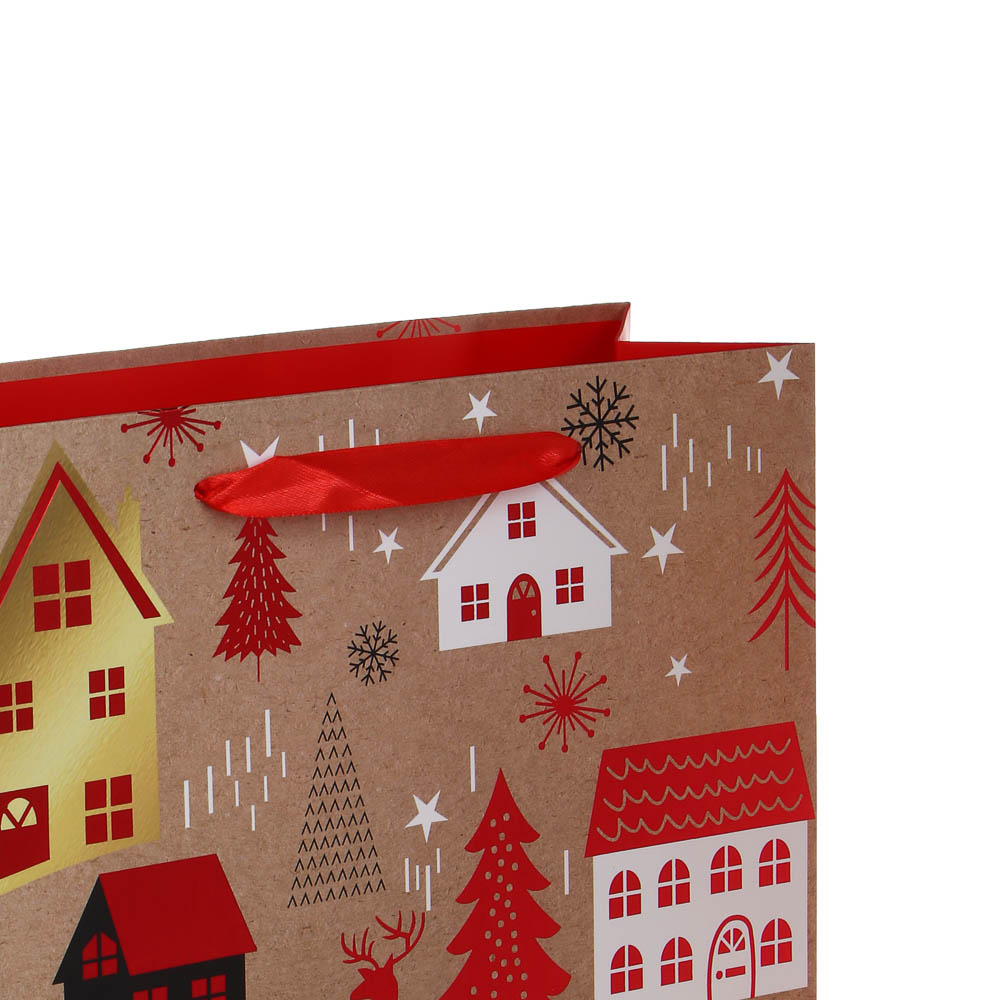 Пакет подарочный тм СНОУ БУМ фоллинг, 26x32x10см, бумага, 4 дизайна - #3