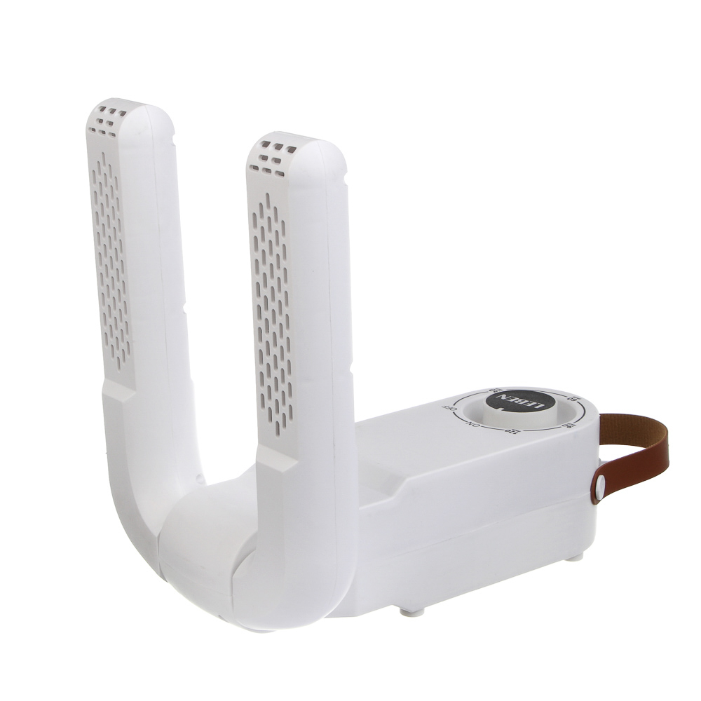LEBEN Сушилка для обуви, от сети 220В, 150Вт, таймер, обдув, ультрафиолет, белый - #6