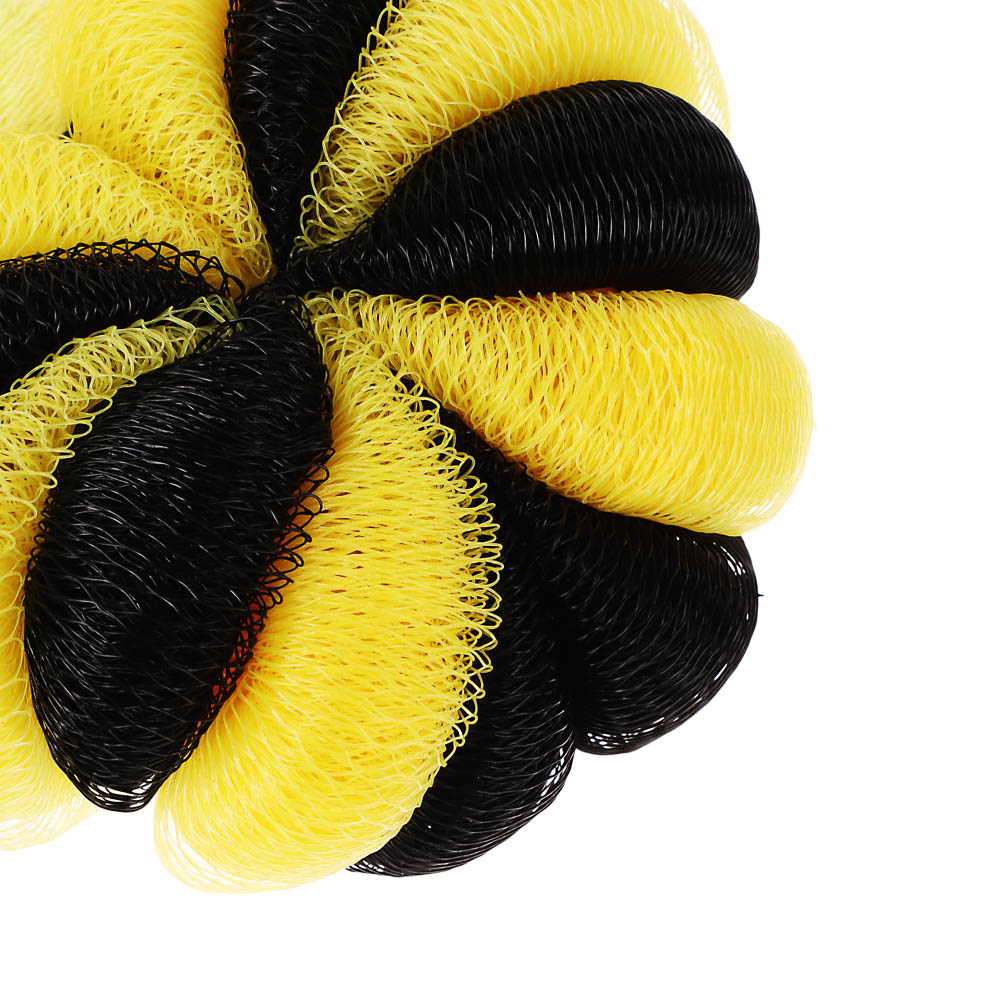 ЮL Мочалка банная для тела, полиэтилен, полиэстер, 50гр, 2 дизайна, МС24-04 - #9