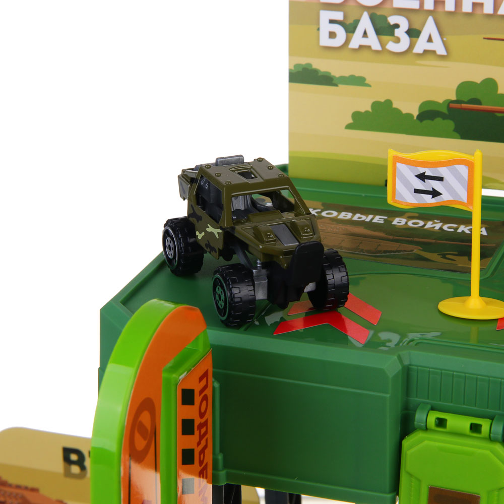 ИГРОЛЕНД Парковка в кейсе, ABS, 16,5x8x20,5 см, 2 дизайна - #7