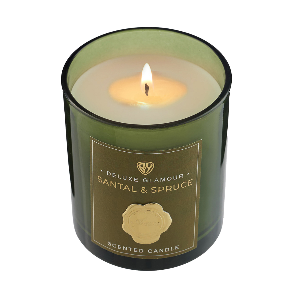 BY Свеча ароматизированная Deluxe Glamour, 200гр. Santal & Spruce - #5