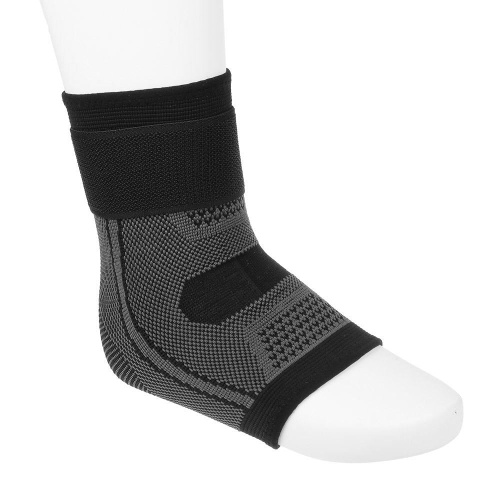 SILAPRO Max Суппорт на голеностоп, 10.5х25см, полиэфирное волокно 50%, полиэстер 35%, латекс 15% - #1