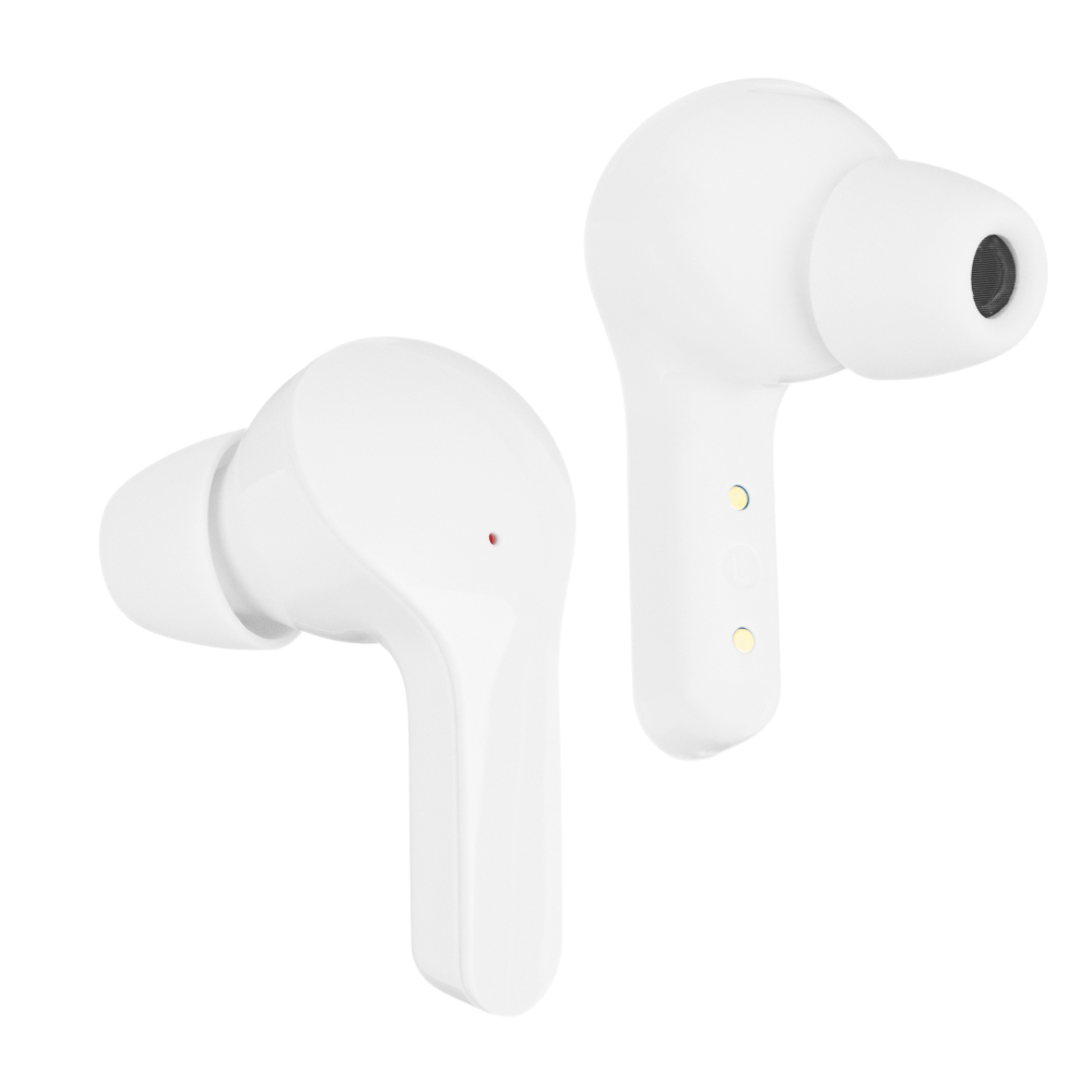 Наушники беспроводные TWS FORZA SnowPods внутриканальные, 30/150mAh, индикация уровня заряда, белый - #4