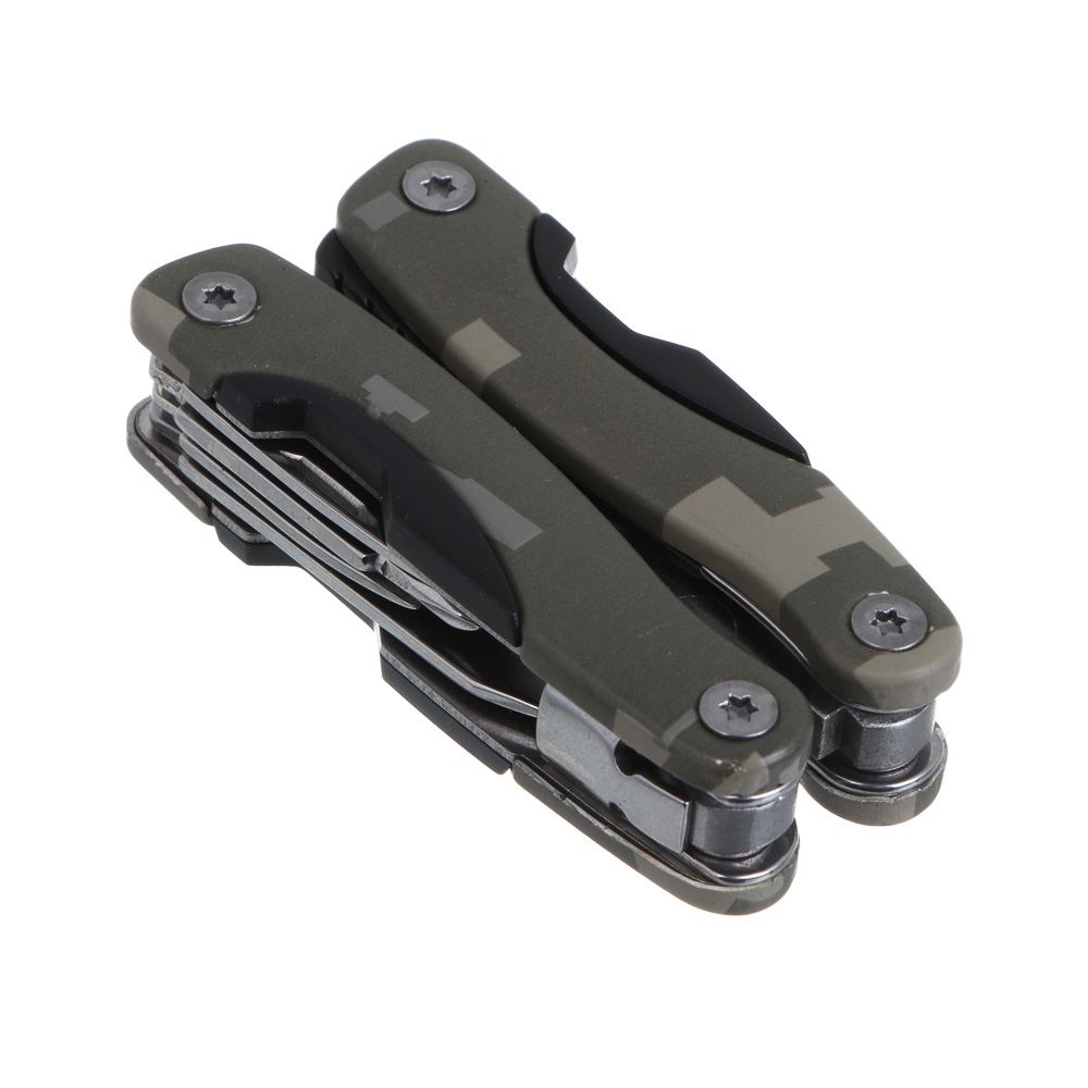 Мультитул многофункциональный тм BY Русские Супергерои, 15 функций, нержавеющая сталь, 9,9 см - #5