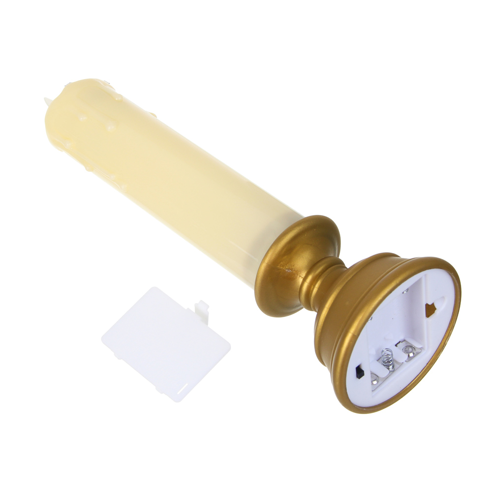 СНОУ БУМ Светильник декор. LED в виде свечи, 7,3x24,5см, PP, 3хAAA, 1 режим, эффект движ. пламени - #4