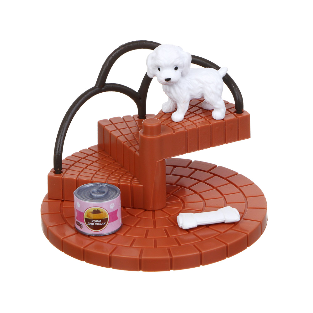 ИГРОЛЕНД Питомец с набором аксессуаров, ABS, 9х5х12 см, 4 дизайна - #6