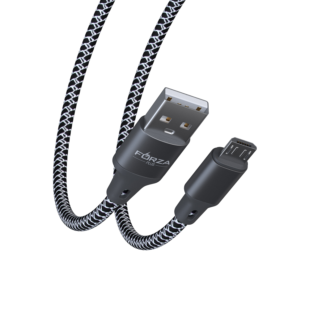 FORZA Кабель для зарядки Футбол Micro USB, 1м, 2А, стикеры в комплекте, 2 цвета, пакет - #9