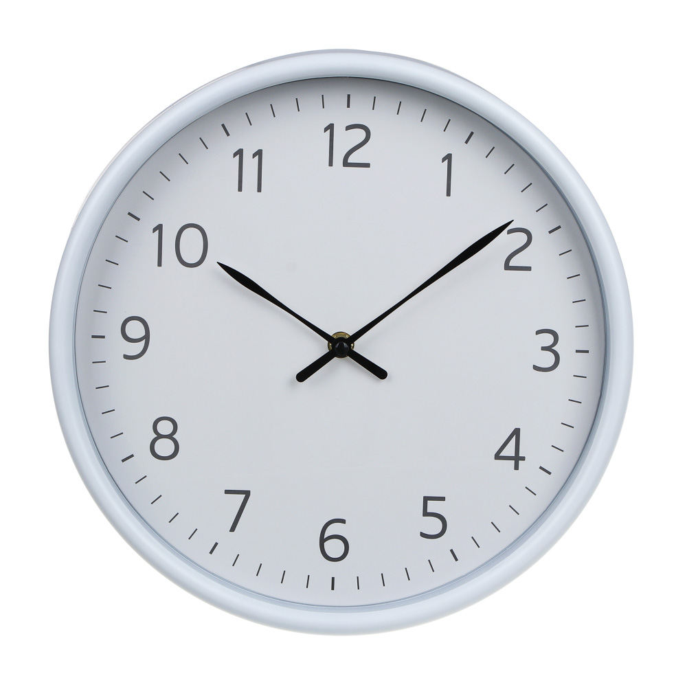 LADECOR CHRONO Часы настенные круглые, пластик, d30 см, 1xAA, арт.06-32 - #1