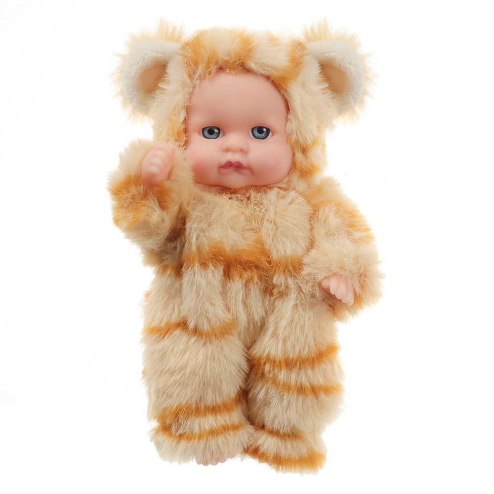 ИГРОЛЕНД Пупс в кигуруми 12 см, PVC, PP, полиэстер, 10,2х5х17 см - #4