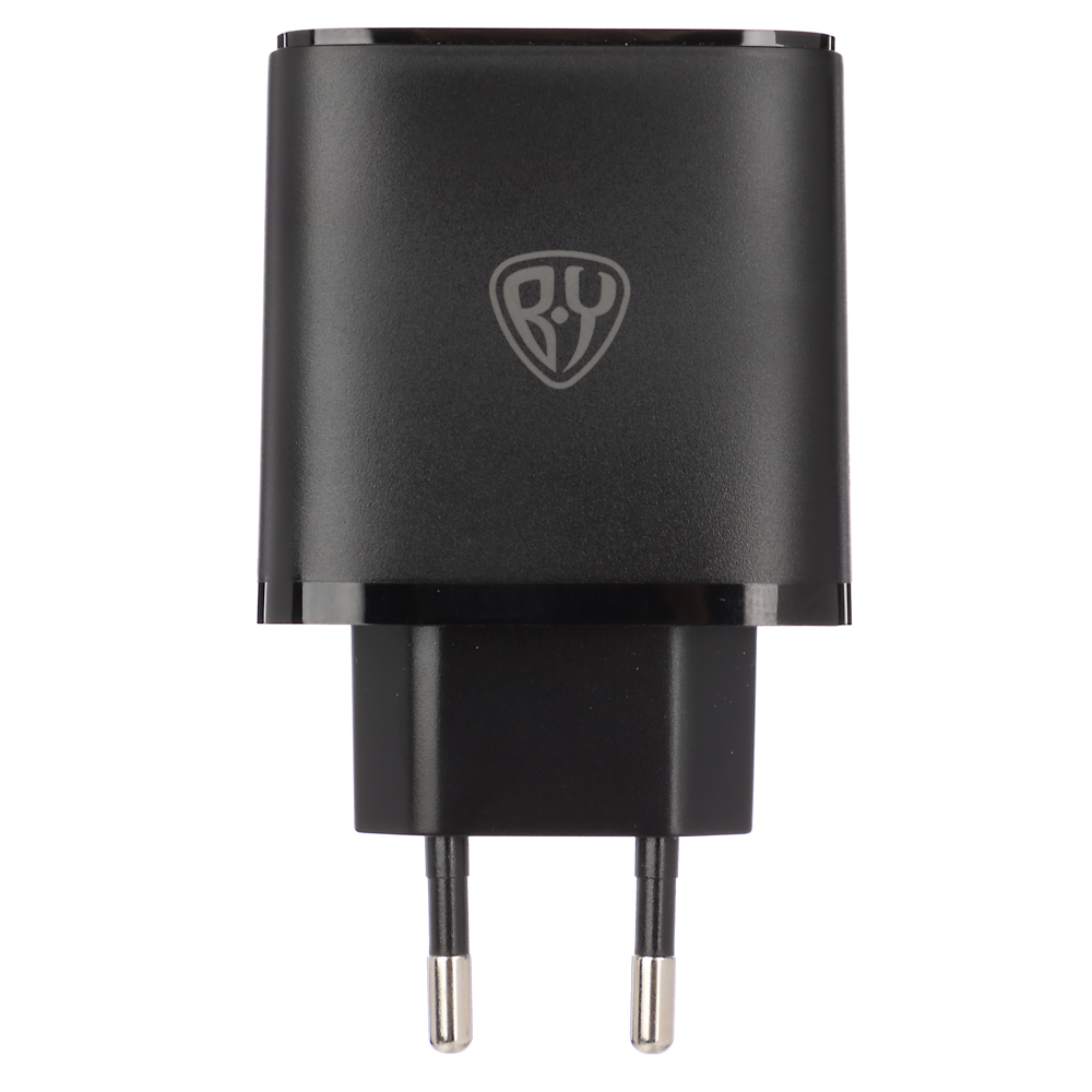 BY Зарядное устройство MaxPower 65Вт, USB-A, 2xType-C 110-240 В, 50-60 Гц, пластик, чёрный - #1