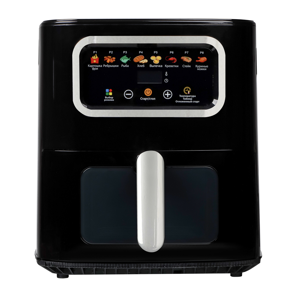 LEBEN Аэрогриль, 5л, 1600Вт, черный, 220в - #8