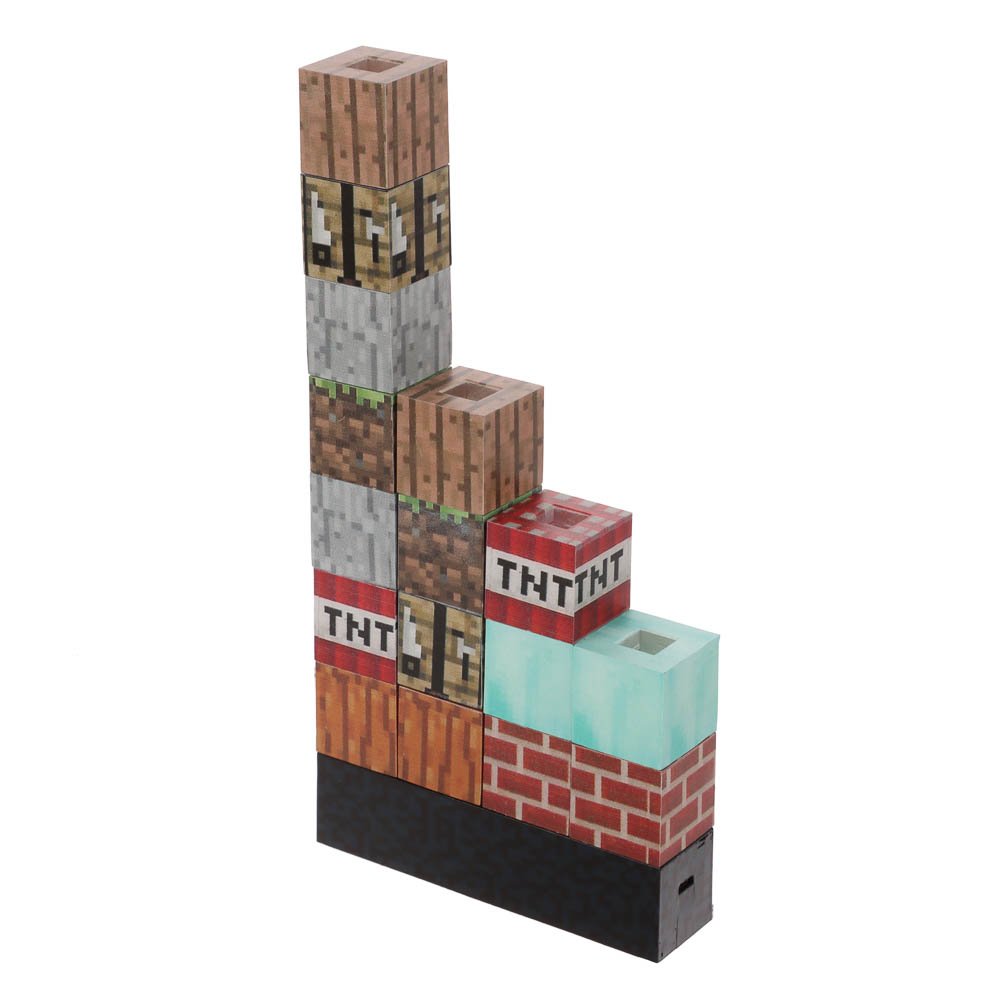 BY Светильник-ночник Блоки, 3W, USB, 13x3x15см, пластик, чёрный - #4