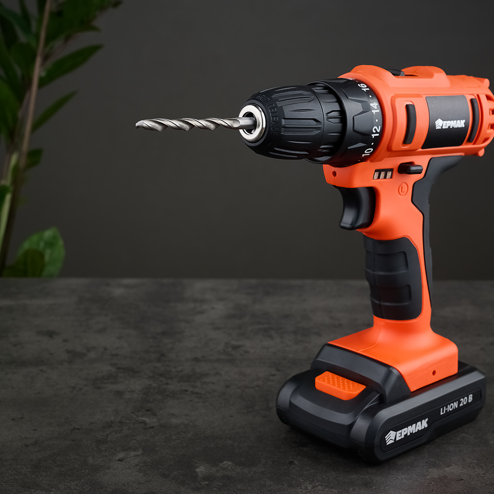 ЕРМАК Набор электроинструмента 29 предметов, шуруповерт 20В (2А*ч, 2шт, 35Н*м) (ONE) - #20