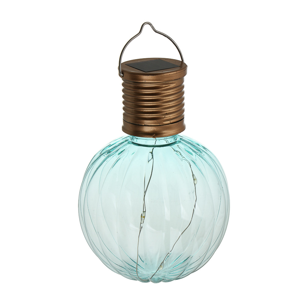 Светильник сад. на солн. батарее тм INBLOOM, 8.5х13.5см, 4LED, шампань, 40mAh Button cell, 1реж., PP - #5