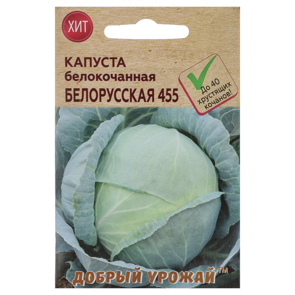 Капуста белокочанная Белорусская 455 0,15 гр - #1