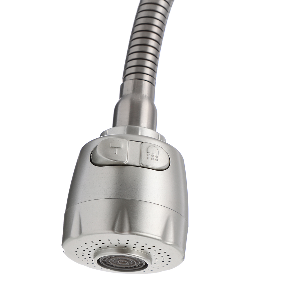 Излив смесителя для кухни, гибкий, 50см, нерж. сталь, EPDM, с гайкой, сатин - #2