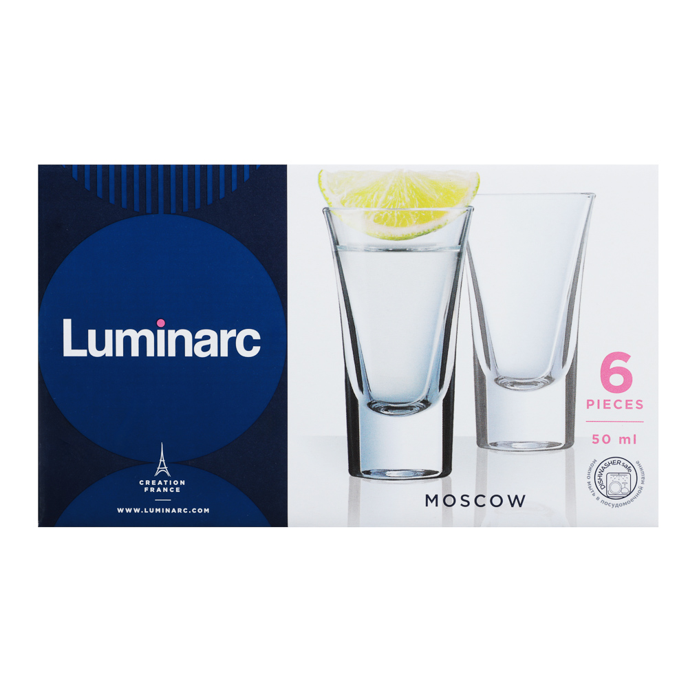 LUMINARC Москва Набор стопок 6шт 50мл, стекло - #4