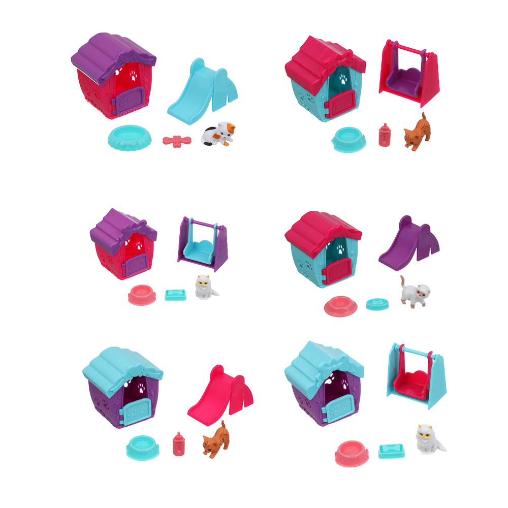 ИГРОЛЕНД Питомец с акс., 4 пр., PVC, ABS, 6,5х5,1х12,4 см, 4 вида - #2