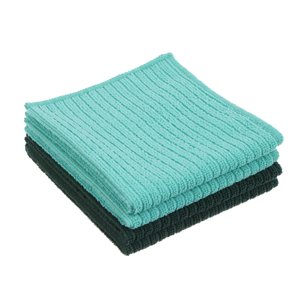 Салфетки универсальные тм VETTA, 4 шт, 30x30см, микрофибра 220г/м2 - #1